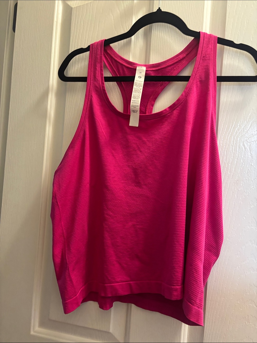 lululemon athletica Bright Pink Racerback Tank
